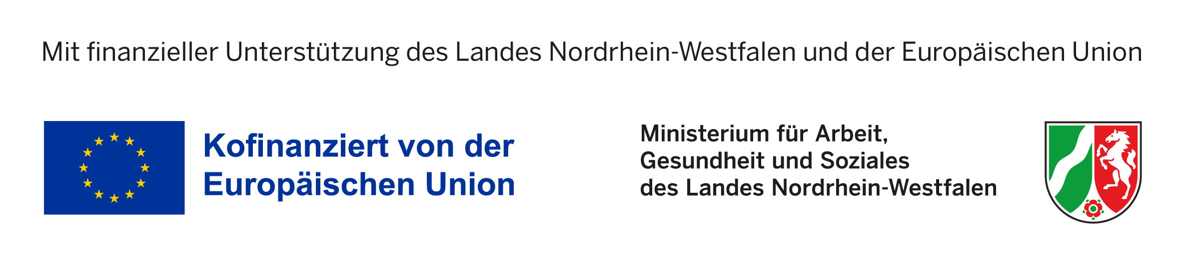 Logos und Hinweis auf Förderung durch EU-Fonds